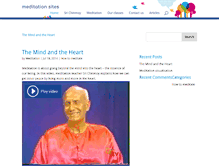 Tablet Screenshot of meditationsites.org
